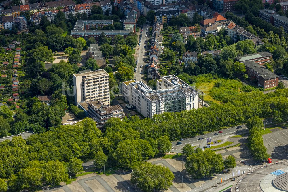 Luftaufnahme Dortmund - Bürogebäude des Geschäftshauses Office Park in Dortmund im Bundesland Nordrhein-Westfalen, Deutschland