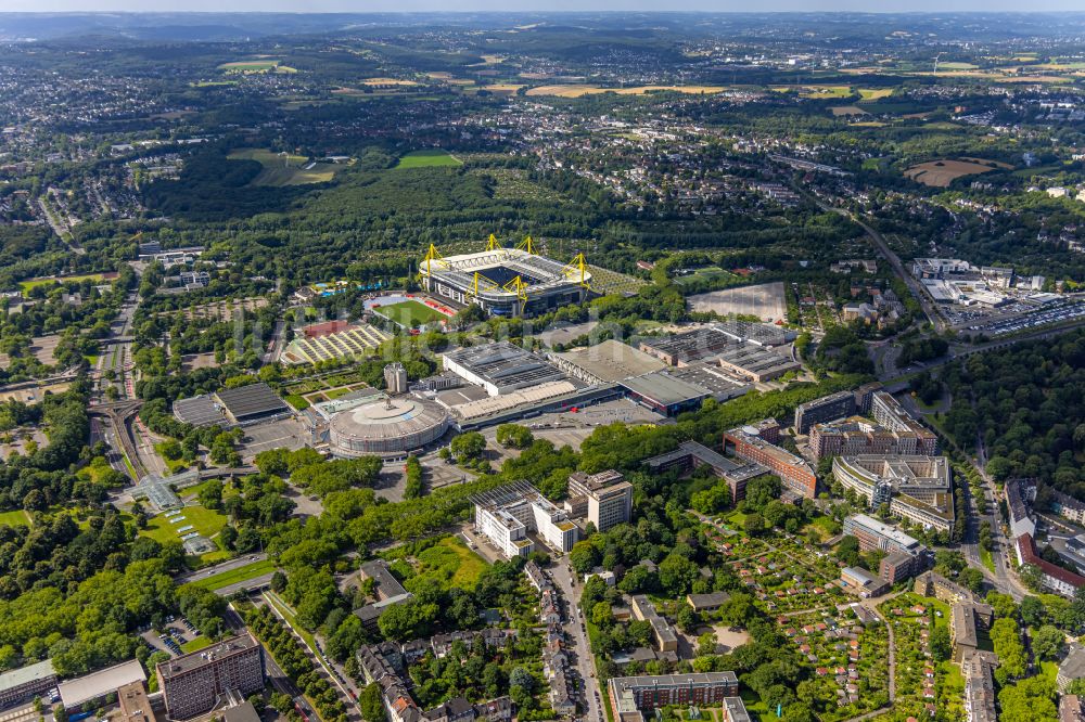 Luftaufnahme Dortmund - Bürogebäude des Geschäftshauses Office Park in Dortmund im Bundesland Nordrhein-Westfalen, Deutschland