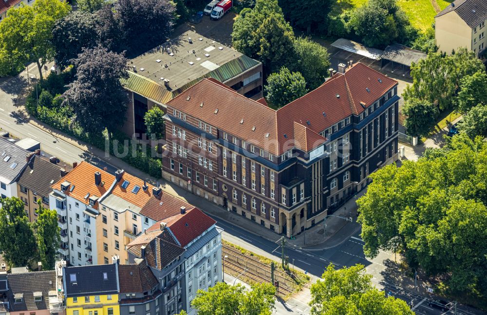 Luftaufnahme Dortmund - Bürogebäude des Geschäftshauses des e-port-dortmund in Dortmund im Bundesland Nordrhein-Westfalen, Deutschland