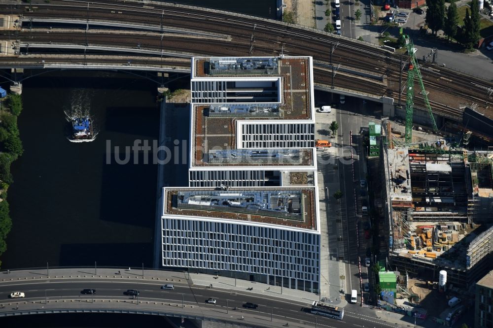 Luftaufnahme Berlin - Bürogebäude des Geschäftshauses der PricewaterhouseCoopers AG in Berlin