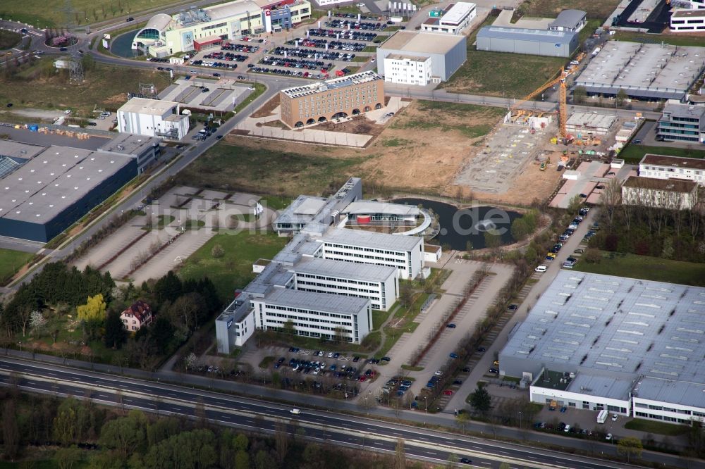 Luftbild Bensheim - Bürogebäude des Geschäftshauses der SAP in Bensheim im Bundesland Hessen