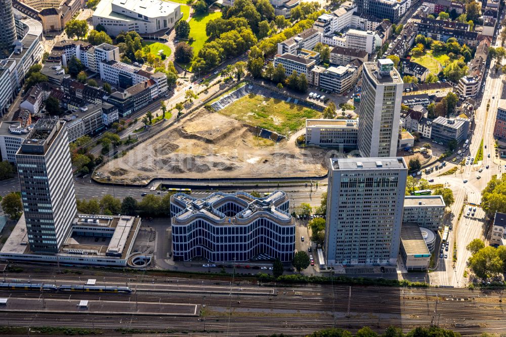 Luftbild Essen - Bürogebäude des Geschäftshauses der DB Schenker Logistics in Essen im Bundesland Nordrhein-Westfalen