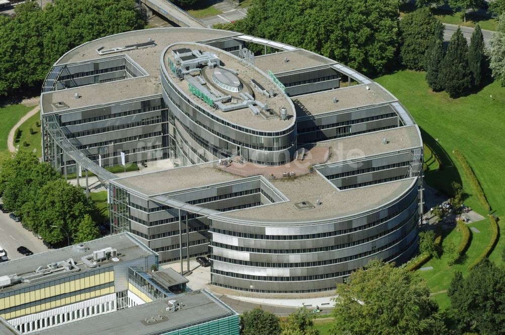 Luftaufnahme Hamburg - Bürogebäude des Geschäftshauses Senvion Headquarters am Überseering in Hamburg