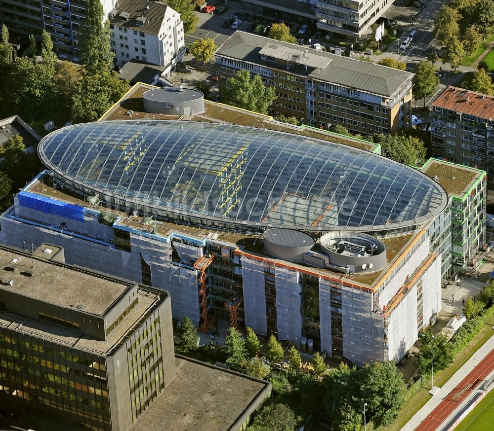 Luftbild Düsseldorf - Bürogebäude des Geschäftshauses Spherion der Wirtschaftsprüfungsgesellschaft Deloitte & Touche in Düsseldorf im Bundesland Nordrhein-Westfalen