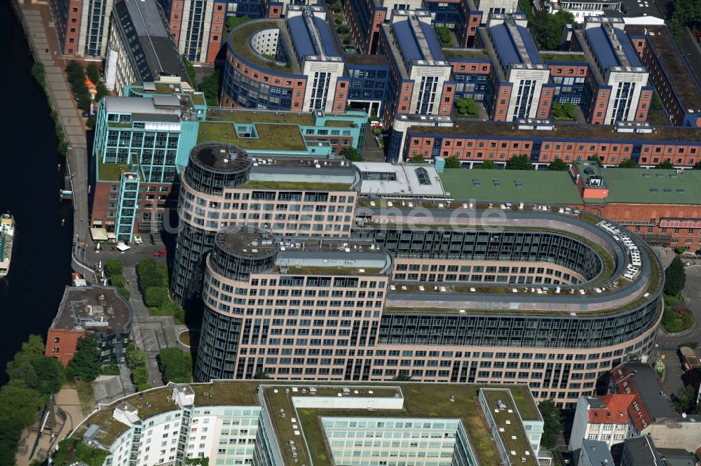 Berlin von oben - Bürogebäude des Geschäftshauses Spreebogen in Berlin