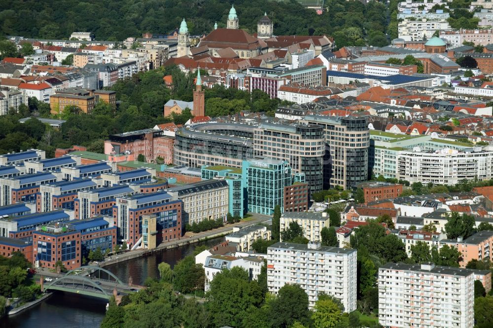 Luftbild Berlin - Bürogebäude des Geschäftshauses Spreebogen in Berlin