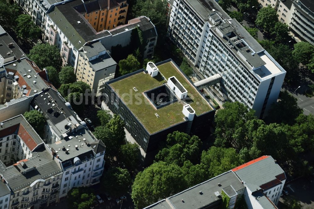 Luftbild Berlin - Bürogebäude des Geschäftshauses Ted Baker Germany GmbH an der Rankestraße in Berlin