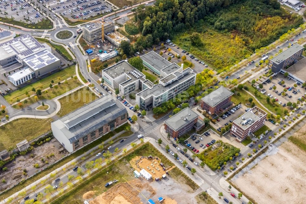 Luftaufnahme Dortmund - Bürogebäude des Geschäftshauses der temicon GmbH in Dortmund im Bundesland Nordrhein-Westfalen, Deutschland