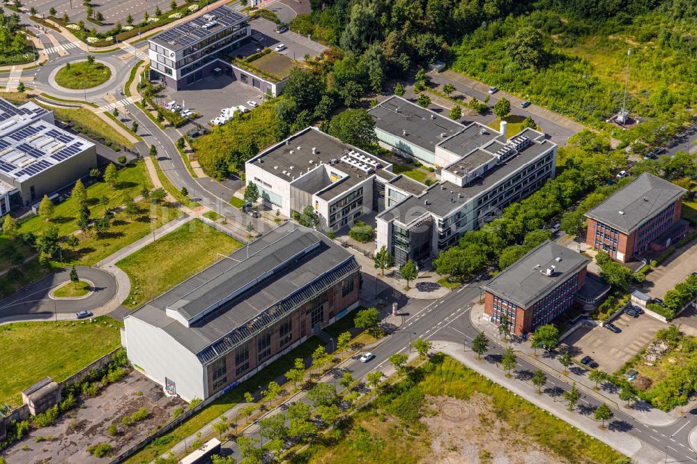 Luftaufnahme Dortmund - Bürogebäude des Geschäftshauses der temicon GmbH in Dortmund im Bundesland Nordrhein-Westfalen, Deutschland