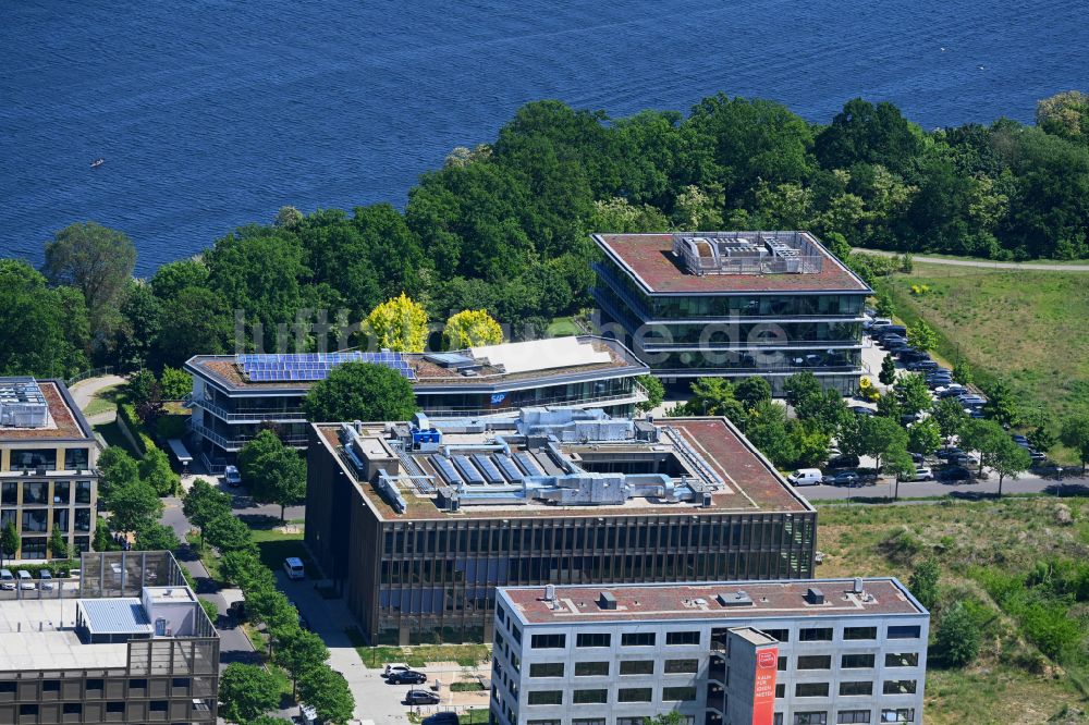 Luftbild Potsdam - Bürogebäude des Geschäftshauses THINK CAMPUS Potsdam Potsdam im Bundesland Brandenburg, Deutschland