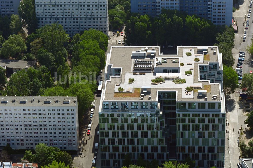 Berlin aus der Vogelperspektive: Bürogebäude des Geschäftshauses UP!Berlin in Berlin, Deutschland