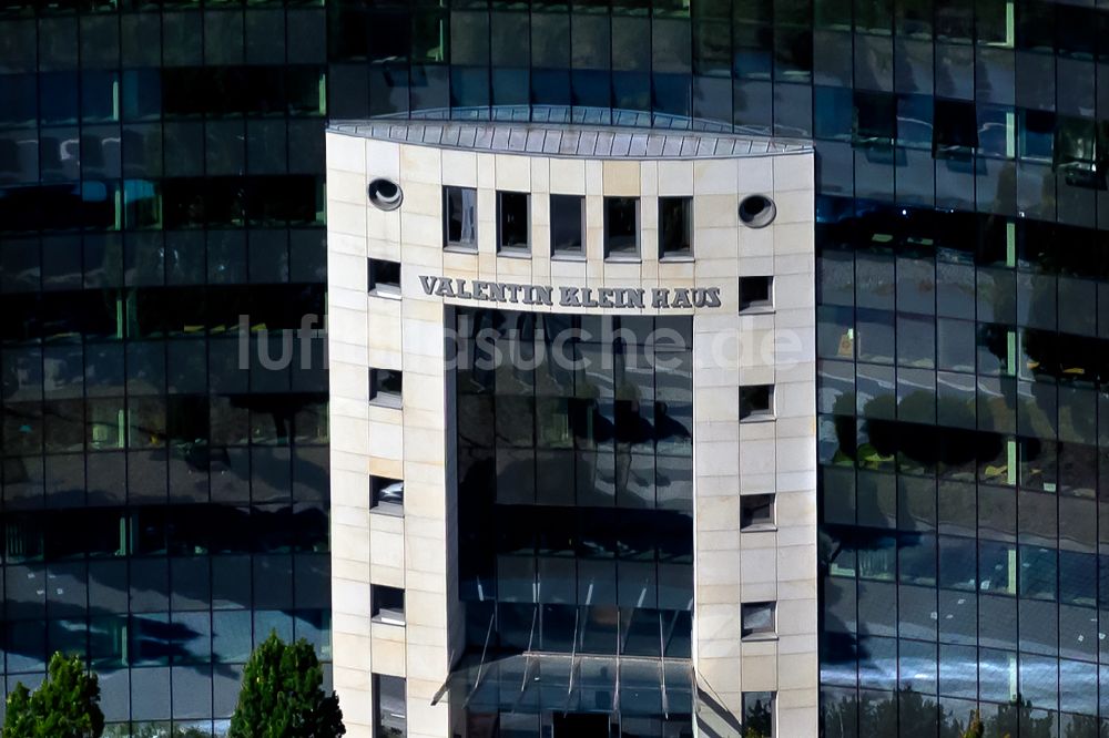 Luftaufnahme Braunschweig - Bürogebäude des Geschäftshauses Valentin Klein Haus in Braunschweig im Bundesland Niedersachsen, Deutschland