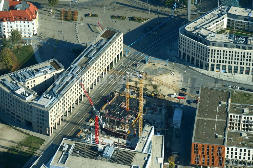 Luftbild Dresden - Bürogebäude des Geschäftshauses VauVau in Dresden im Bundesland Sachsen, Deutschland