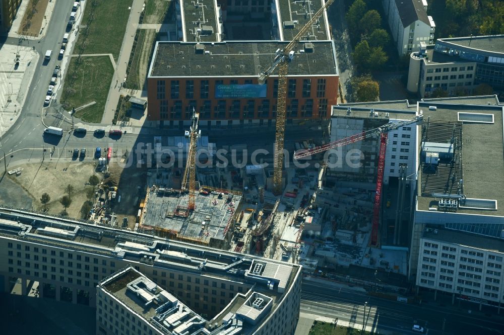 Luftbild Dresden - Bürogebäude des Geschäftshauses VauVau in Dresden im Bundesland Sachsen, Deutschland