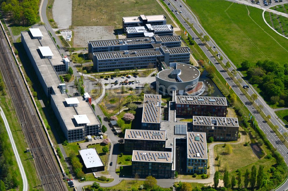 Luftaufnahme Wolfsburg - Bürogebäude des Geschäftshauses der Volkswagen Group IT Services GmbH in Wolfsburg im Bundesland Niedersachsen, Deutschland