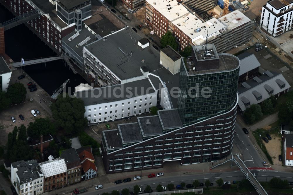 Luftaufnahme Hamburg - Bürogebäude in Hamburg