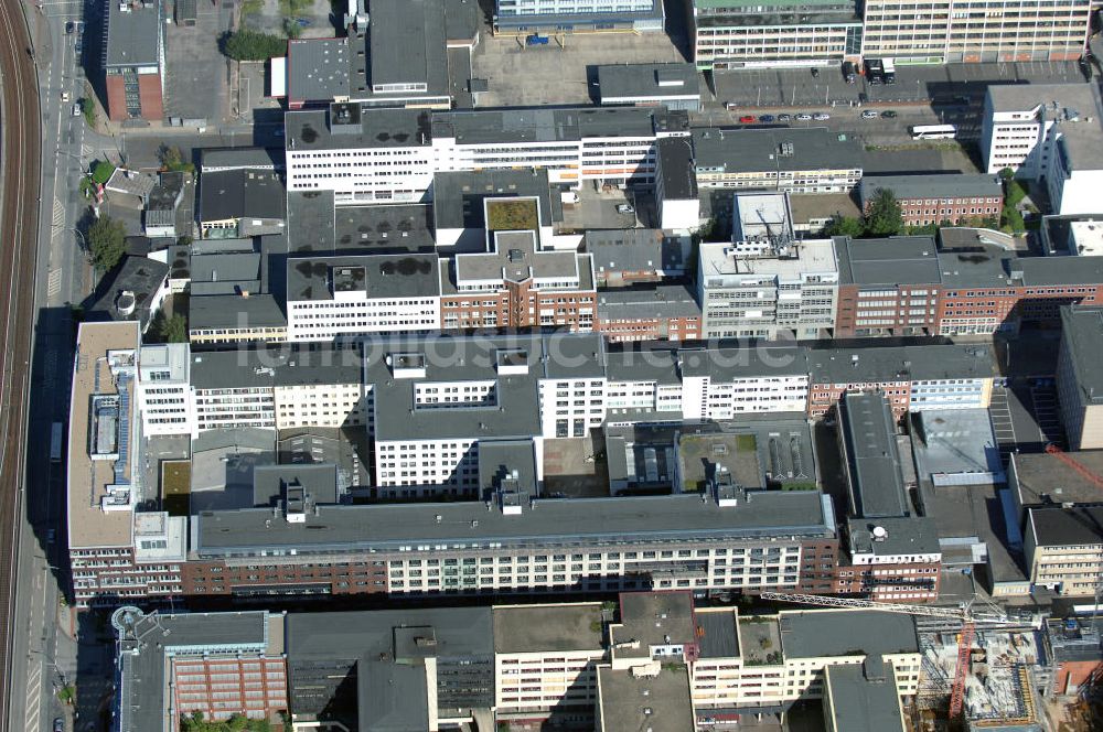 Luftbild Hamburg - Bürogebäude in Hamburg Hammerbrook