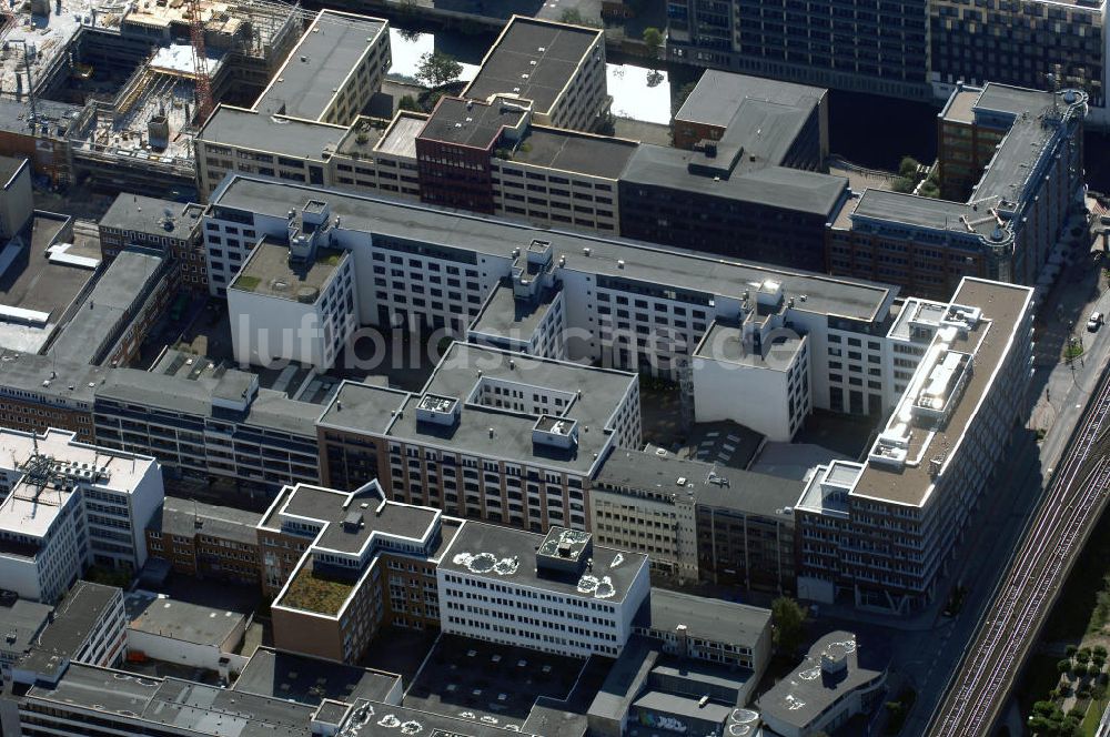 Hamburg aus der Vogelperspektive: Bürogebäude in Hamburg Hammerbrook