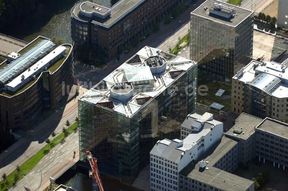 Luftbild Hamburg - Bürogebäude in Hamburg Hammerbrook