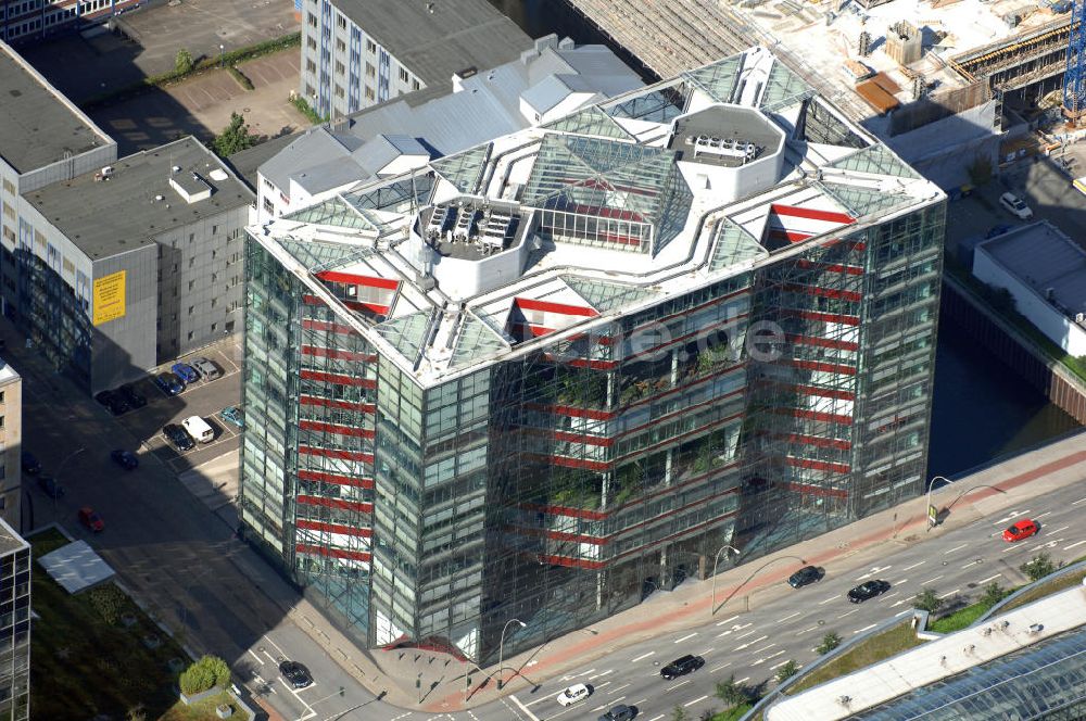 Luftaufnahme Hamburg - Bürogebäude in Hamburg Hammerbrook