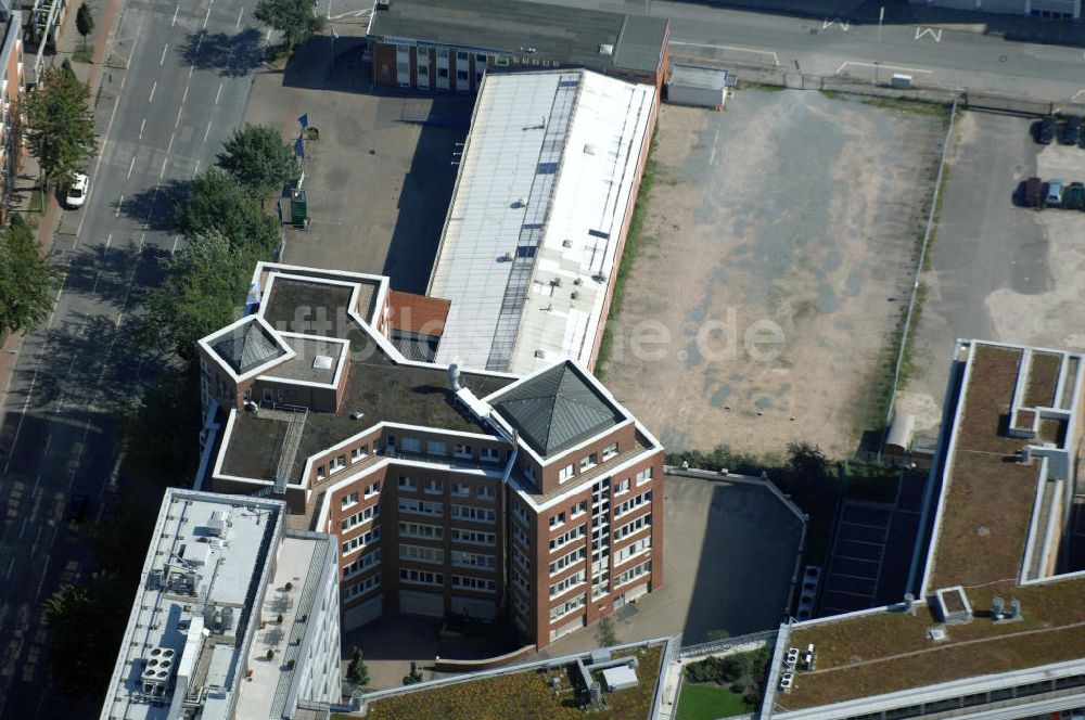 Luftbild Hamburg - Bürogebäude in Hamburg Hammerbrook