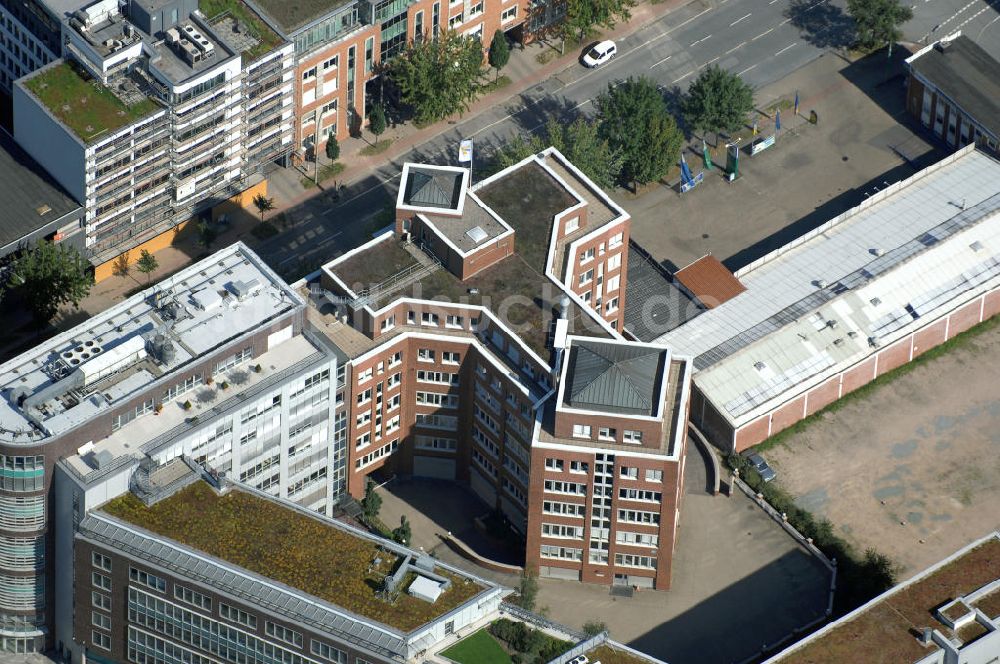 Luftbild Hamburg - Bürogebäude in Hamburg Hammerbrook