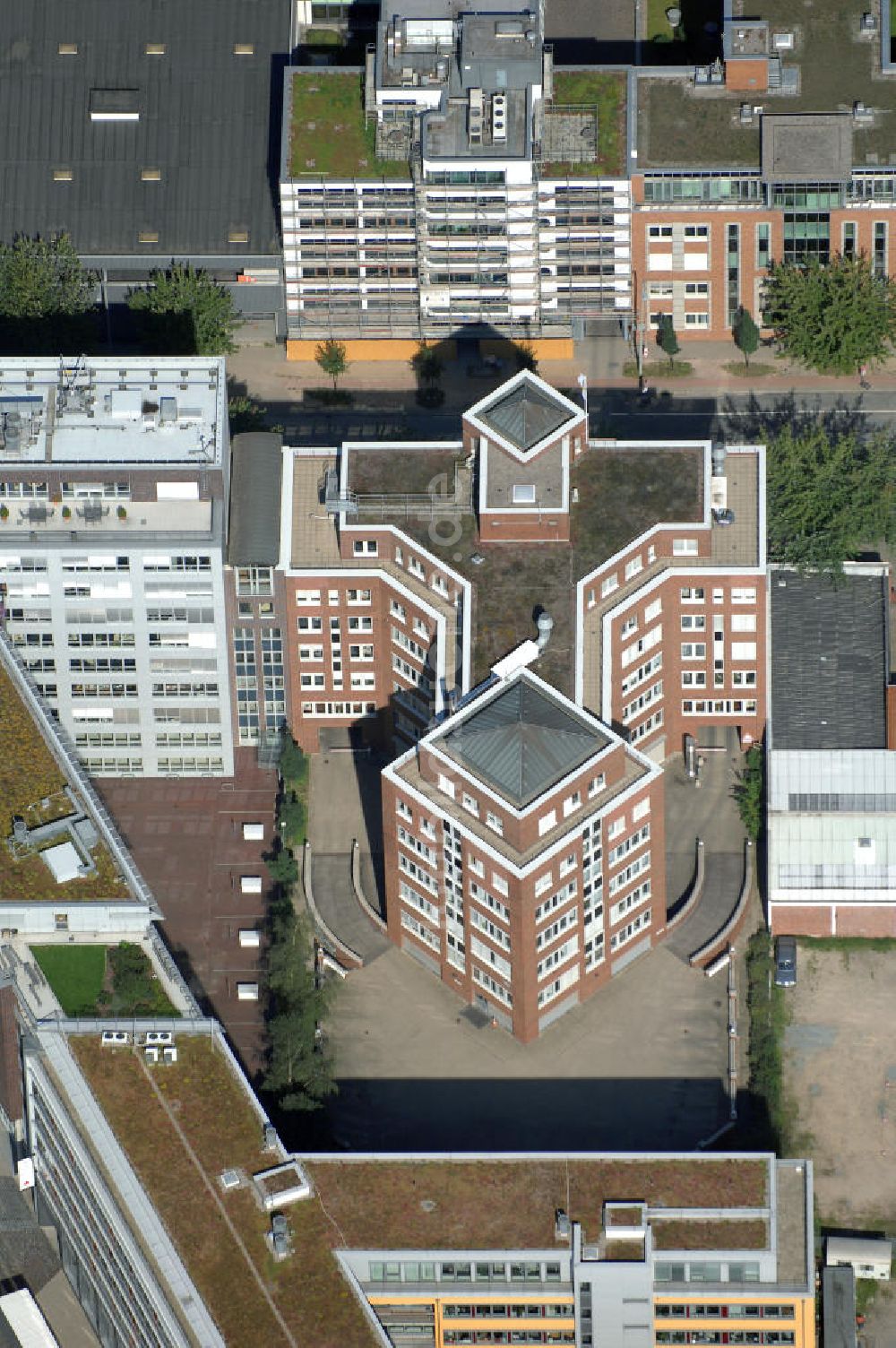 Luftaufnahme Hamburg - Bürogebäude in Hamburg Hammerbrook