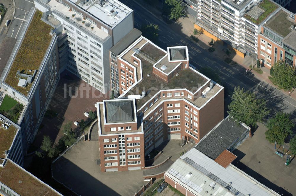 Hamburg aus der Vogelperspektive: Bürogebäude in Hamburg Hammerbrook