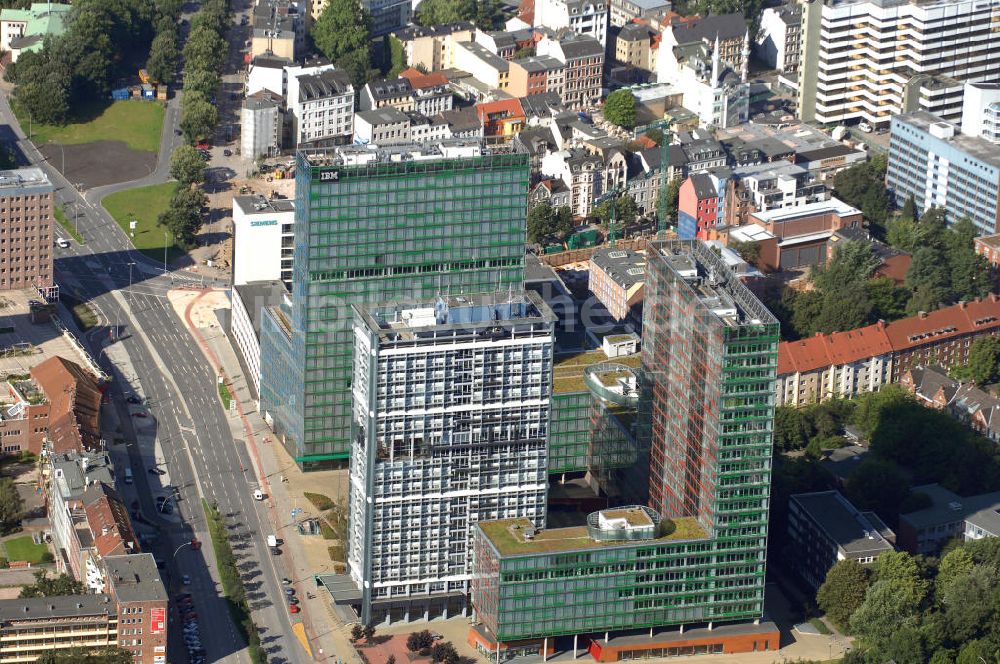 Luftbild Hamburg - Bürogebäude in Hamburg Sankt Georg