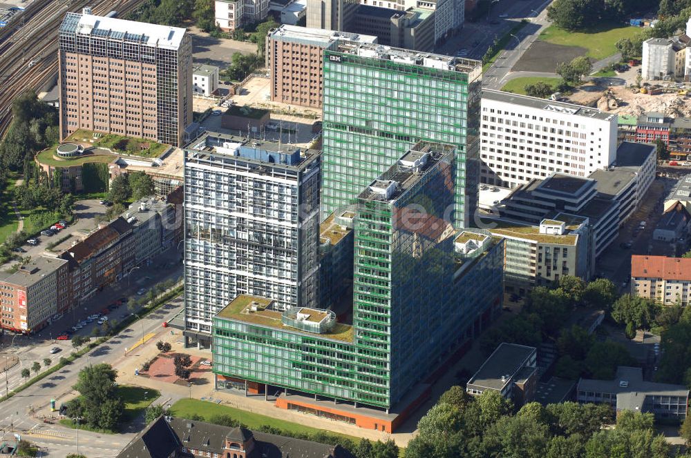 Luftaufnahme Hamburg - Bürogebäude in Hamburg Sankt Georg