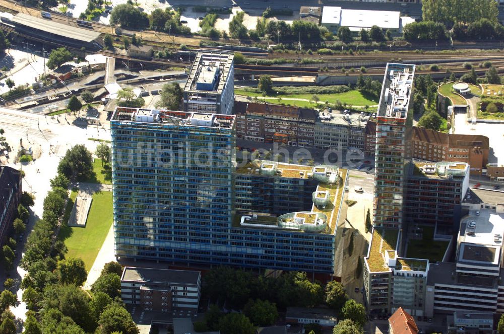 Luftaufnahme Hamburg - Bürogebäude in Hamburg Sankt Georg