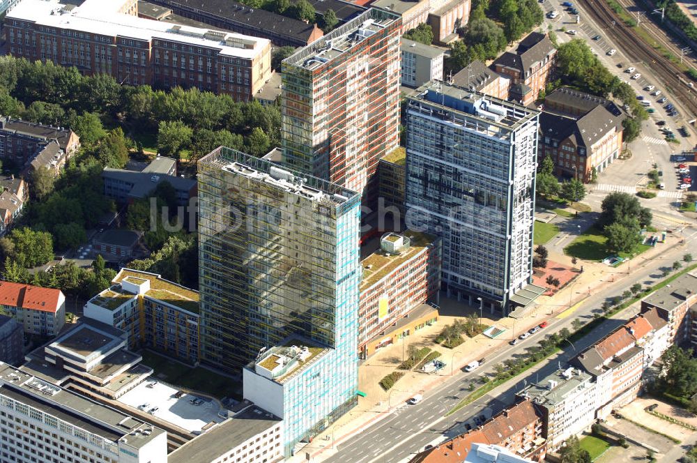 Luftaufnahme Hamburg - Bürogebäude in Hamburg Sankt Georg