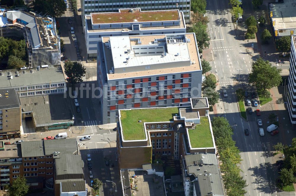 Luftaufnahme Hamburg - Bürogebäude in Hamburg Sankt Georg