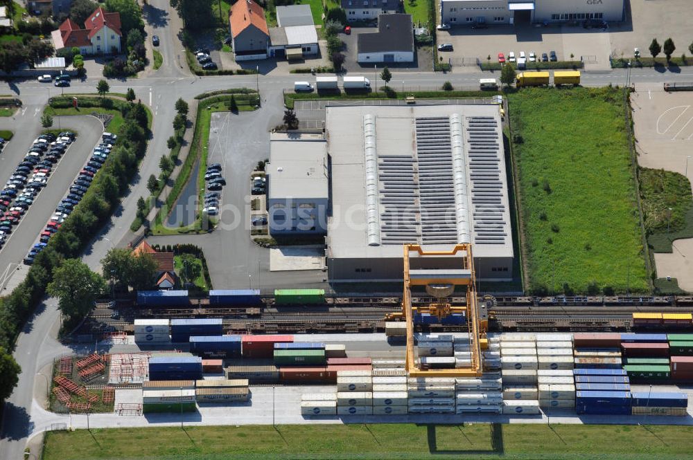 Luftbild Bönen - Bürogebäude mit Logistikhalle in Bönen in Nordrhein-Westfalen