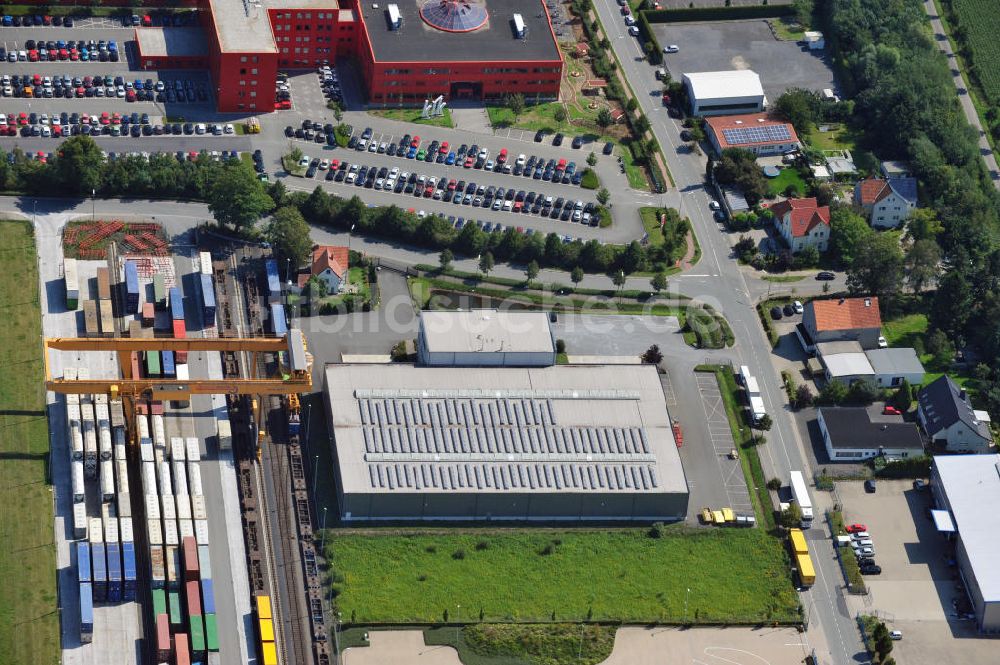 Luftbild Bönen - Bürogebäude mit Logistikhalle in Bönen in Nordrhein-Westfalen