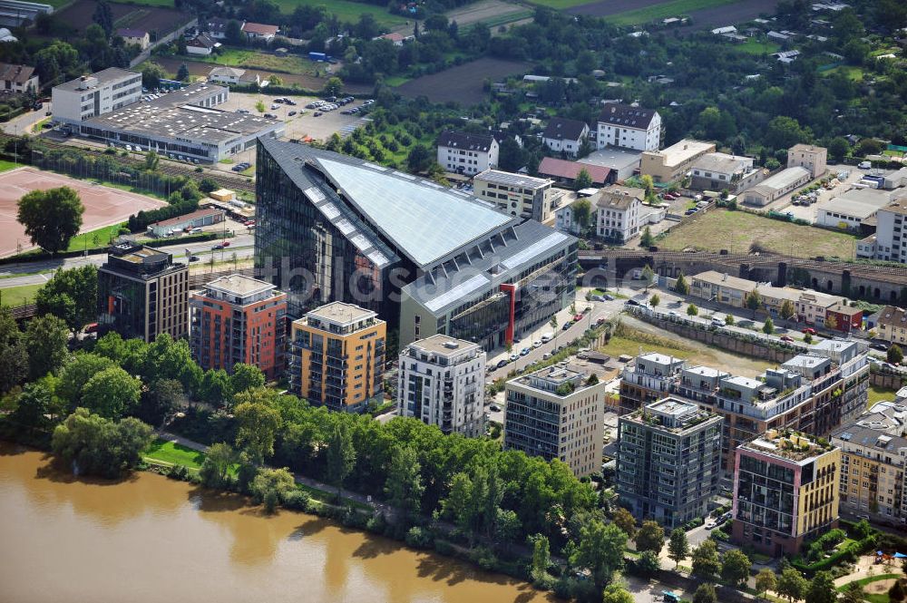 Luftbild Frankfurt am Main - Bürogebäude Main TRiangel in Frankfurt am Main in Hessen