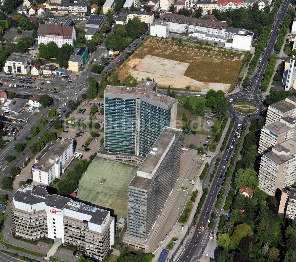 Offenbach am Main aus der Vogelperspektive: Bürogebäude in Offenbach am Main im Bundesland Hessen