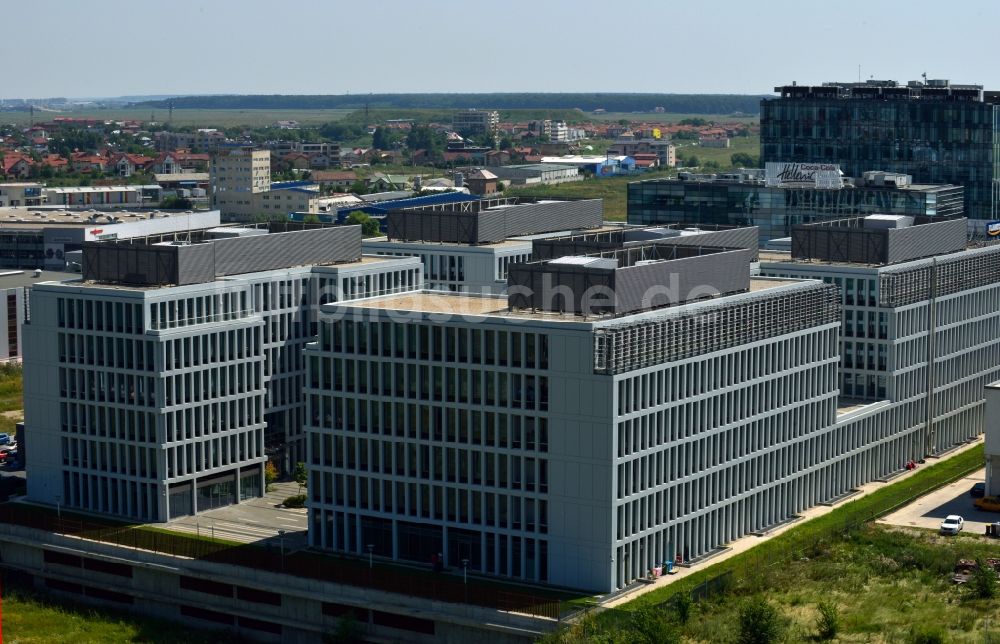 Luftbild Bukarest - Bürogebäude Swan Office & Technology Park in Bukarest in Rumänien