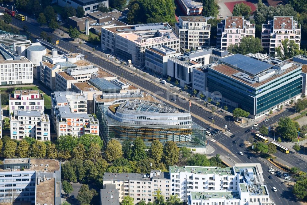 Luftbild Berlin - Bürogebäude und Zentrale der politischen Partei CDU - Konrad-Adenauer-Haus im Ortsteil Tiergarten in Berlin, Deutschland