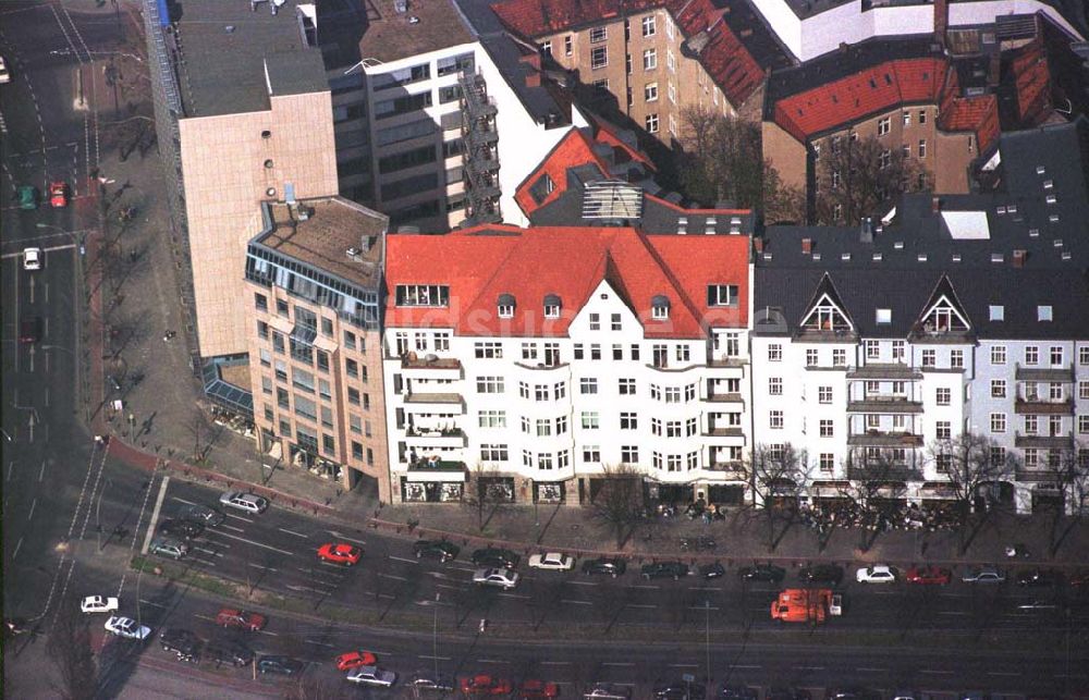 Luftaufnahme Berlin - Charlottenburg - Bürohaus am Olivaer Platz