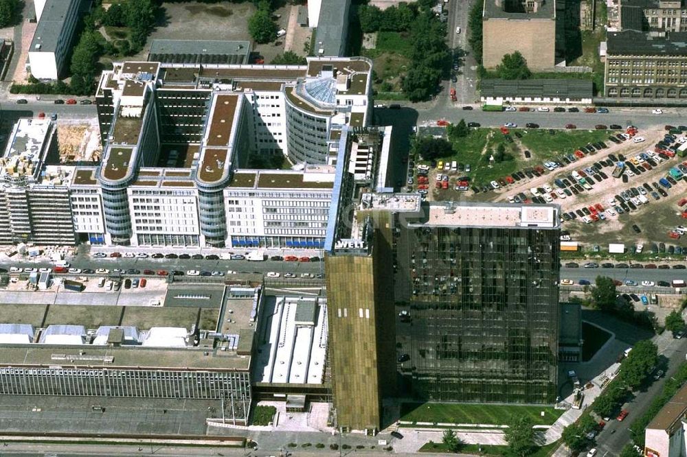 Luftaufnahme Berlin - Bürohaus Zimmerstraße in Berlin - Mitte