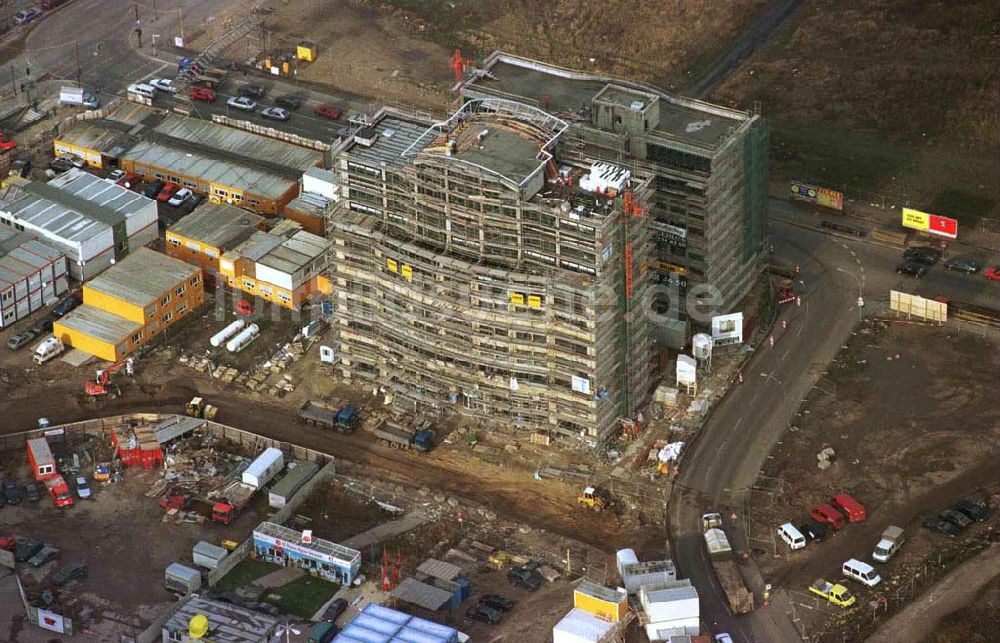 Luftbild Berlin - Bürohausbau Mossepalais am Potsdamer Platz