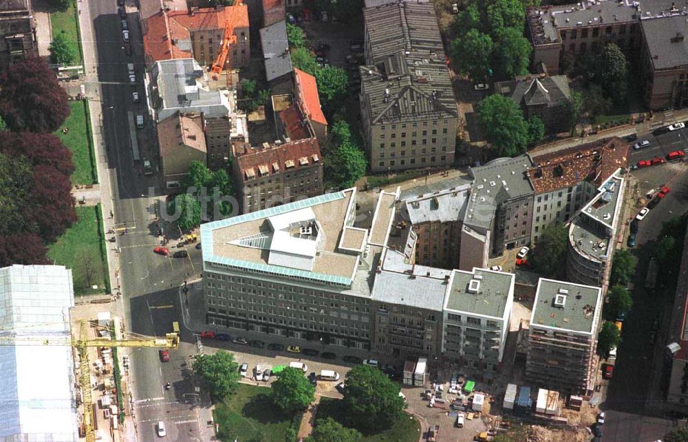 Berlin von oben - Bürohausneubau in der Invalidenstraße