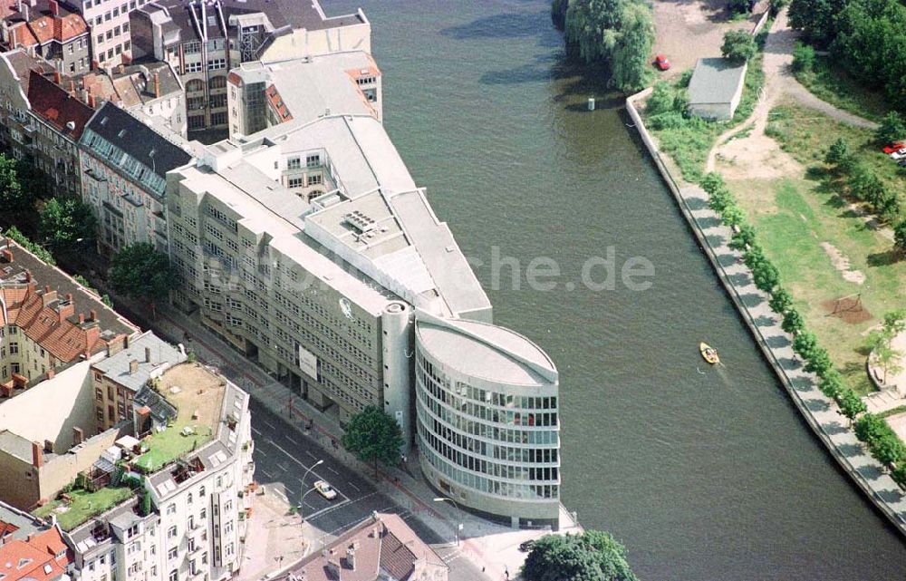 Luftbild Berlin-Moabit - BürohausneubauSpree-Forum der Hausverwaltung HANSEATICA in Alt -Moabit 60 in Berlin-Moabit. (Tel.: 030-3900890)