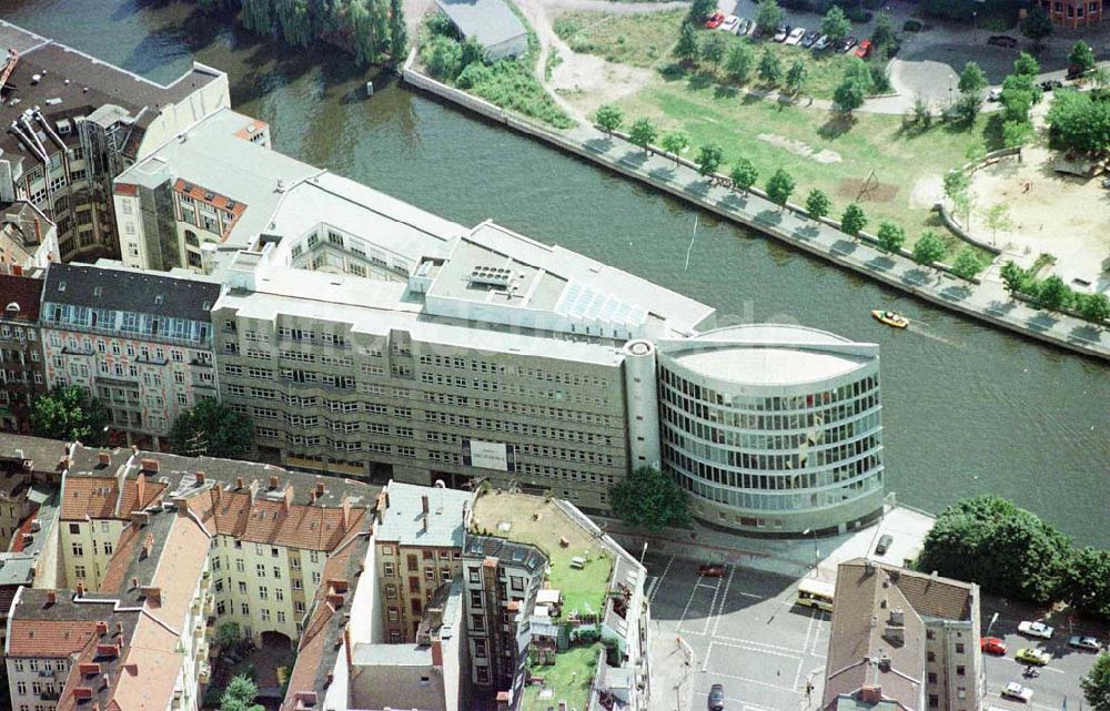 Luftaufnahme Berlin-Moabit - BürohausneubauSpree-Forum der Hausverwaltung HANSEATICA in Alt -Moabit 60 in Berlin-Moabit. (Tel.: 030-3900890)