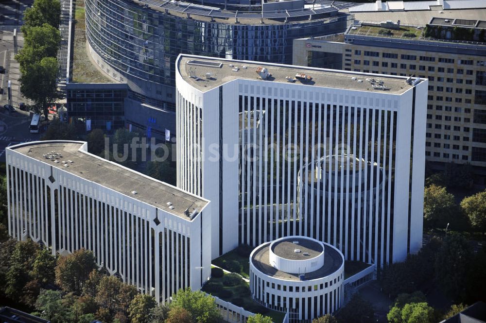 Luftbild Frankfurt am Main - Bürokomplex Poseidonhaus in Frankfurt am Main