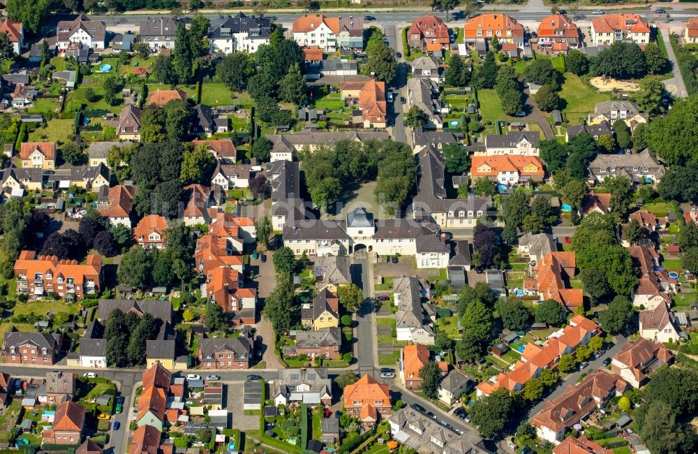 Luftbild Dorsten - Brunnenplatz in Dorsten im Bundesland Nordrhein-Westfalen