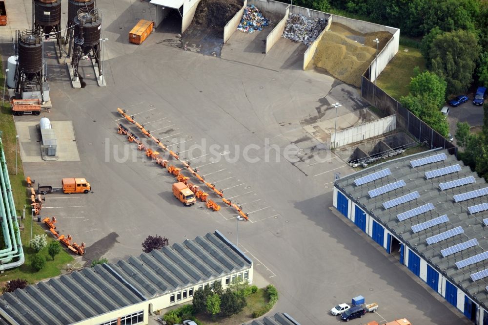 Luftbild Berlin - BSR Betriebshof Treffurter Straße in Berlin-Alt-Hohenschönhausen