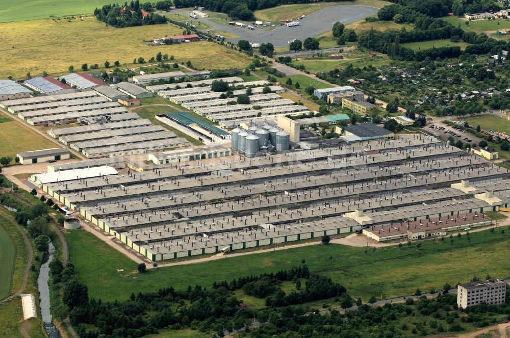 Luftaufnahme Nordhausen - BTN Biotechnologie Nordhausen GmbH in Nordhausen im Bundesland Thüringen