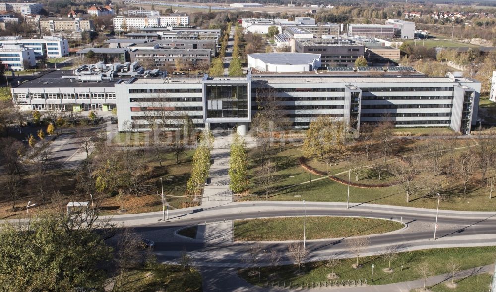 Luftbild Cottbus - BTU Cottbus - Senftenberg am Platz der Deutschen Einheit in Cottbus im Bundesland Brandenburg